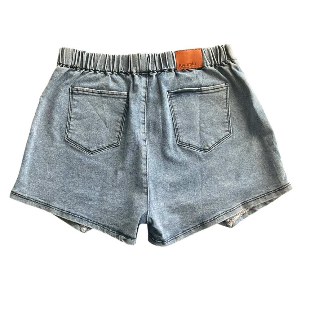 Luvamia • Denim Mini Skort - Picture 5 of 5